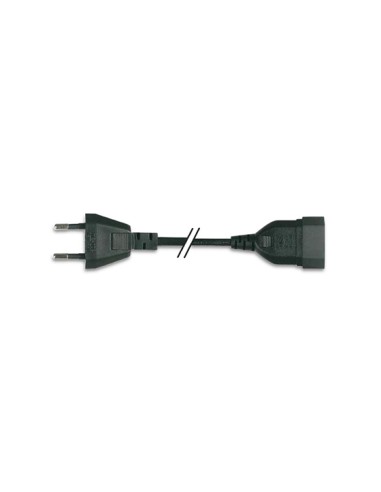 Cable Alargador 5m 2x1,0 10A/250V~ Negro